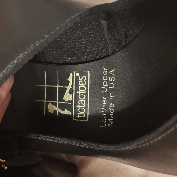 Latin/ ballroom black leather dance shoes size 9 - Picture 10 of 10